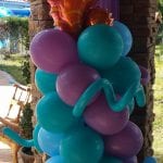 Mermaid Pirate Balloon Column Sea Horse