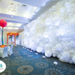 party decoration services near me Balloon Wall Installation for wedding Event