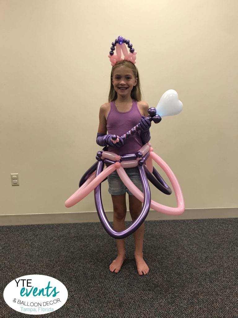A balloon princess can transform any event