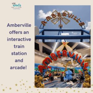 Amberville in balloons give kids the world