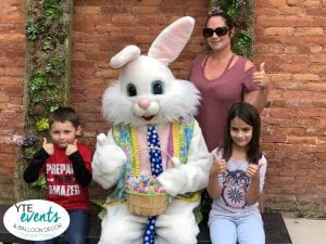 Armature Works Tampa Venue Easter Bunny Thumbs Up