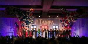 Balloon Drop for Chamber of Commerce Tampa Florida