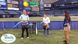 Balloon Twisters for Tampa Bay Rays Baseball games