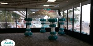 Balloon canopy for event