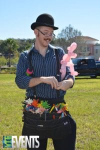 Tampa Balloon Artist at birthday party for private events