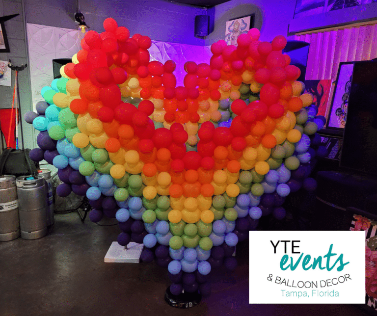 Balloon Sculpture For Pride Photo Opportunity