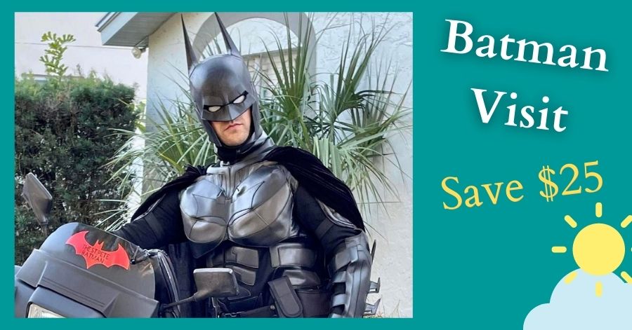 Batman Look alike superhero costume character discount coupon code