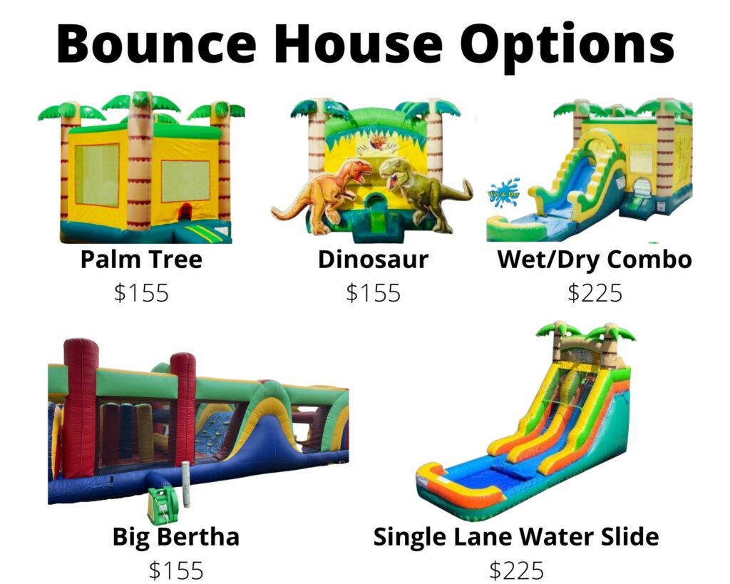 Bounce House Options Tampa Florida YTE Events