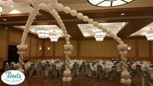 Canopy over the dance floor for corporate event party in Tampa