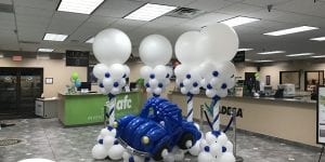 Car Balloon Sculpture delivery for car auction