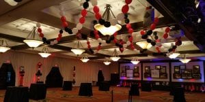 Casino Themed Prom Night Ceiling Decorations