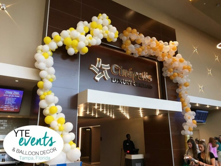 Grand Opening for Cinepolis in Orlando Florida features balloon decorations