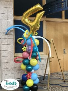 Crazy Childrens Organic Balloon Arch colorful 4