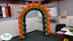 Day of the dead balloon arch