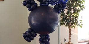 Elephant balloon decor for private event