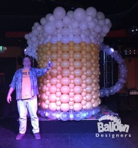 Extra Large Woven Beer Mug from Balloon Designers