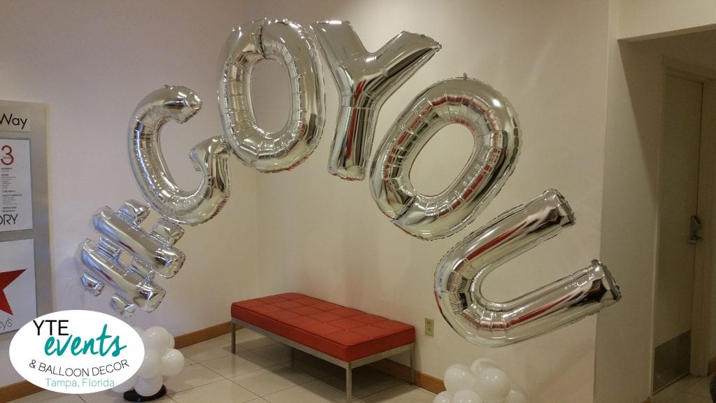 Go You Hashtag Macys Event for Corporate Balloon Arch