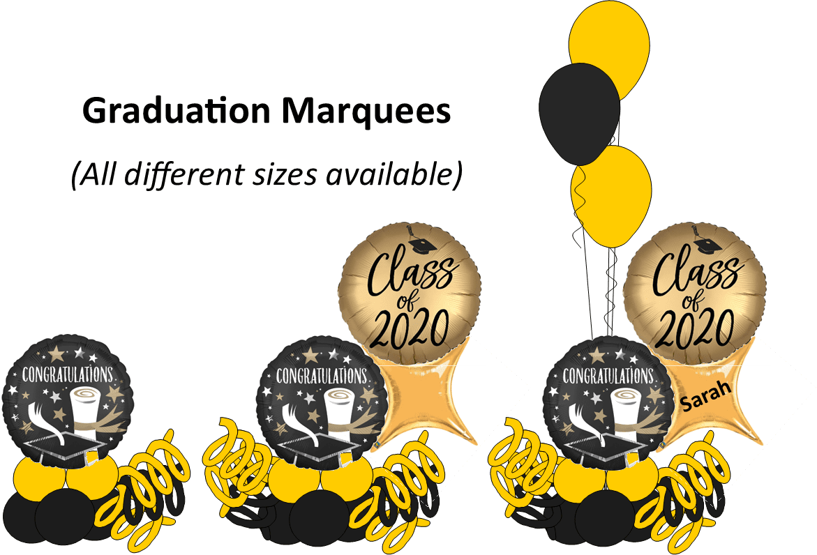 Graduation Marquees delivery pieces for graduation 2020 Tampa Florida