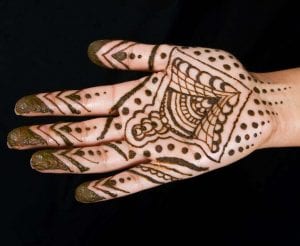 Hand Designs in Mendhi Henna Tampa Florida