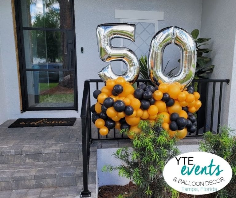 Celebrating Milestones – Birthday Balloon Entrance Display