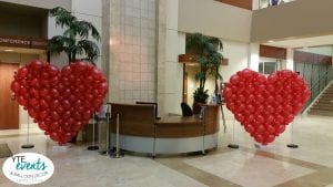 Heart sculptures for Tampa general hospital