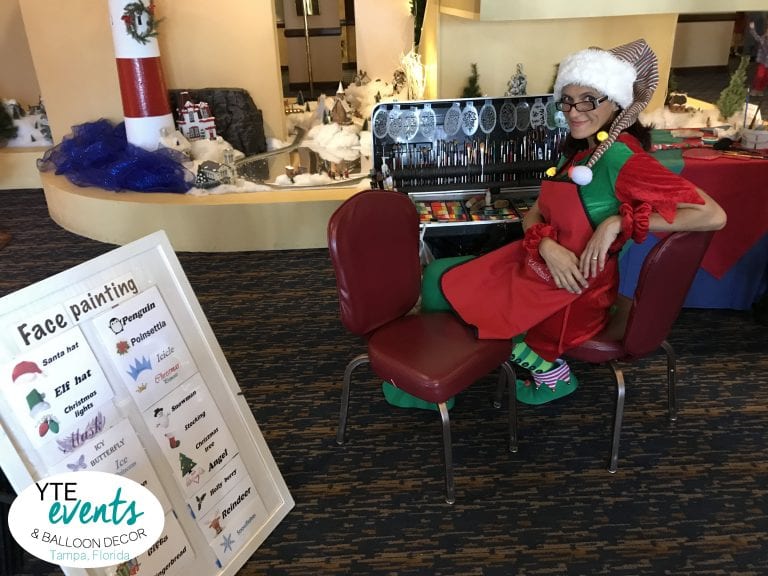 Holiday Face Painting at St Pete Yacht Club