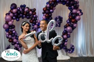 I Do photo Backdrop Arch for Tampa Wedding