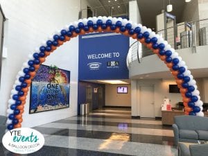 Lightning Suite Entrance Balloon Arch for Event