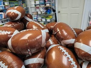 Lots of football balloon foils for this weekends events scaled