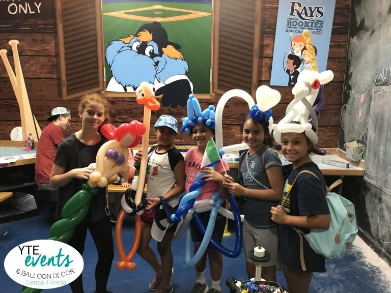 Tampa Bay Rays open Raymonds Clubhouse to Balloon Artists