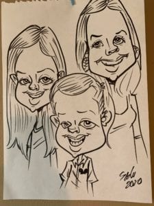 Maryland Manor close to Tampa Caricature Artist sketch scaled