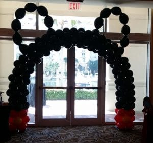 Mickey Mouse Balloon Arch Doorway
