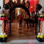 Mickey Mouse Balloon Columns Entrance 1