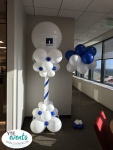 NetApp Balloon Decorations for Corporate Office