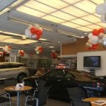 Nissan Dealership Balloon Decorations for Ceiling