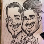 Palmetto Beach Tampa Caricature Artist drawing scaled