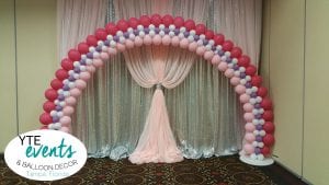 Princess arch photo frame pink and white and purple
