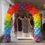 Rainbow Arch for Macys Event