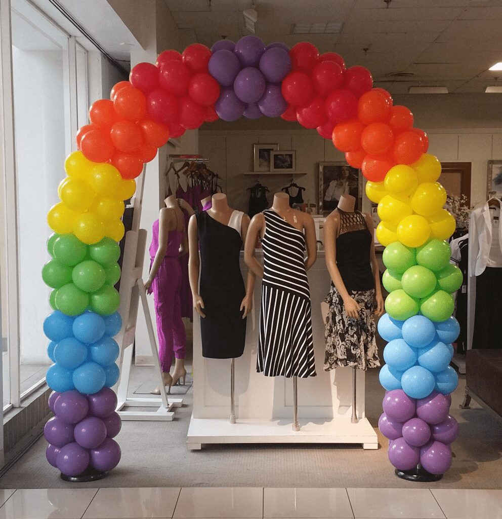 Rainbow Arch for Macys Event