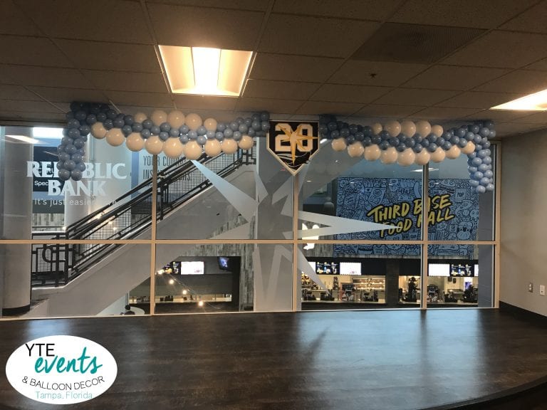 Stage Decorations for Rays 20th Anniversary
