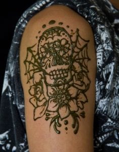 Sugar Skulls Henna Design