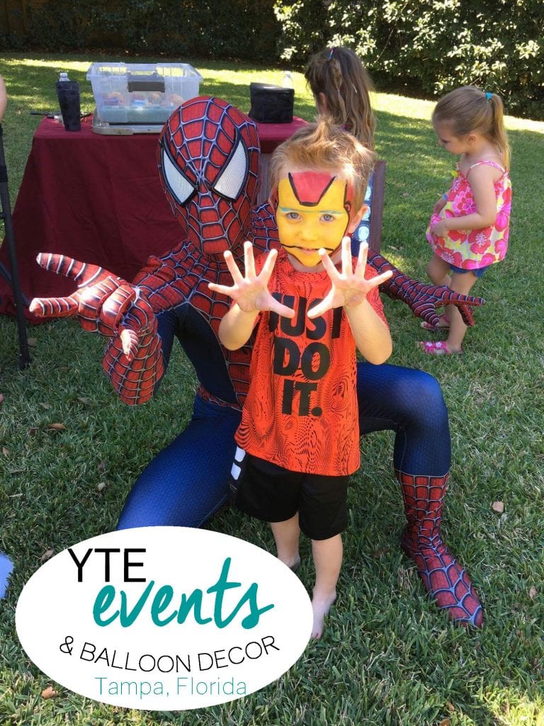 Spiderman makes appearance at Super Birthday Party