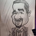Tampa Caricature Artist sketch close to Gandy Sun Bay South scaled