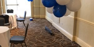 Topiary Helium Balloon Bouquets for Corporate Event