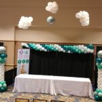 Trade Show Booth Balloon Decor for Child Care