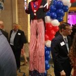 Uncle Sam Juggler at Convention Center