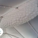 White Balloon Drop in Tent 1