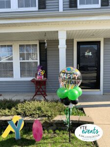 Yard Art Easter Balloon Delivery