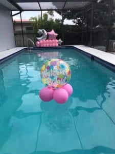 beach ball balloon sculpture summer pool birthday in College Hill