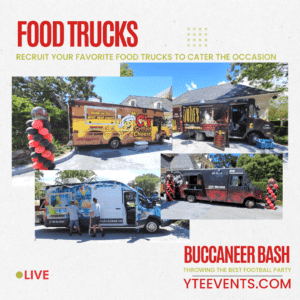 buccaneer bash yte insta party pack food trucks